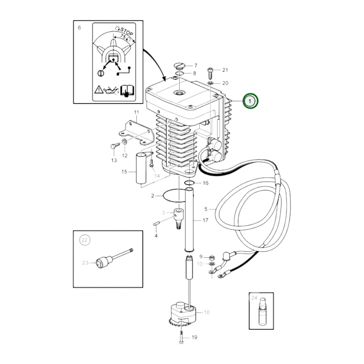 Servo Unit, Reman - 3803889