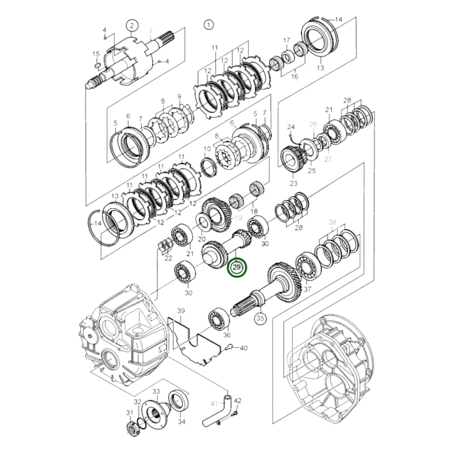 3807727 - Intermedi.Shaft Kit