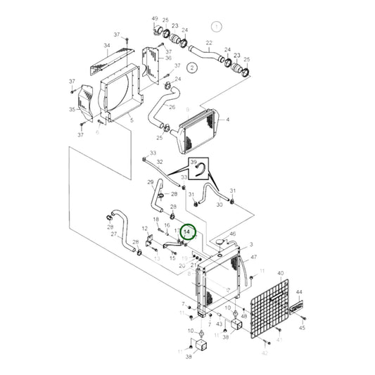 3808961 - Radiator Stay