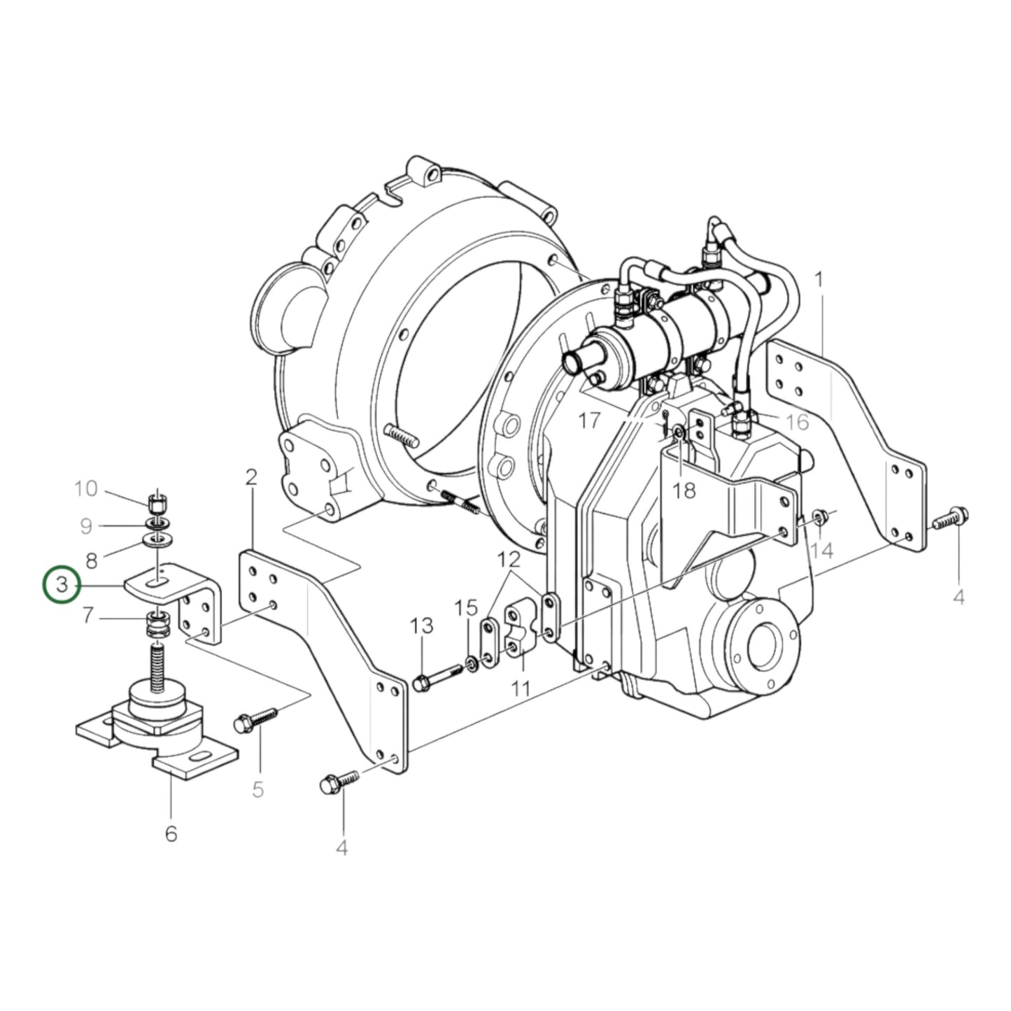 3817418 - Engine Bracket