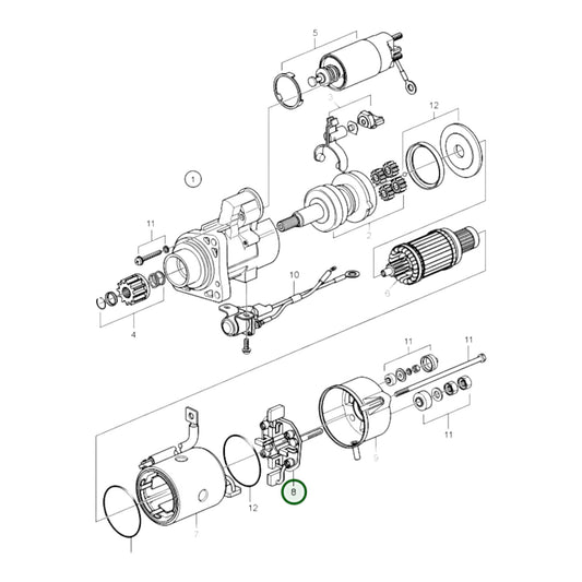 3818891 - Carbon Brush Retainer