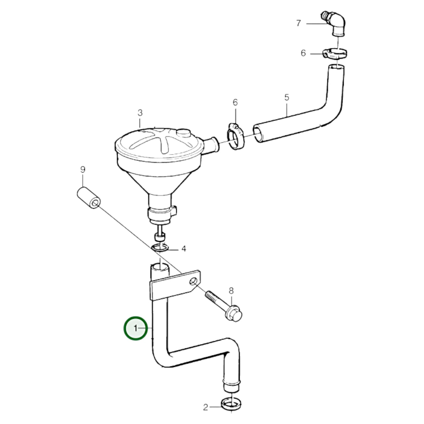 3825013  - Breather Pipe