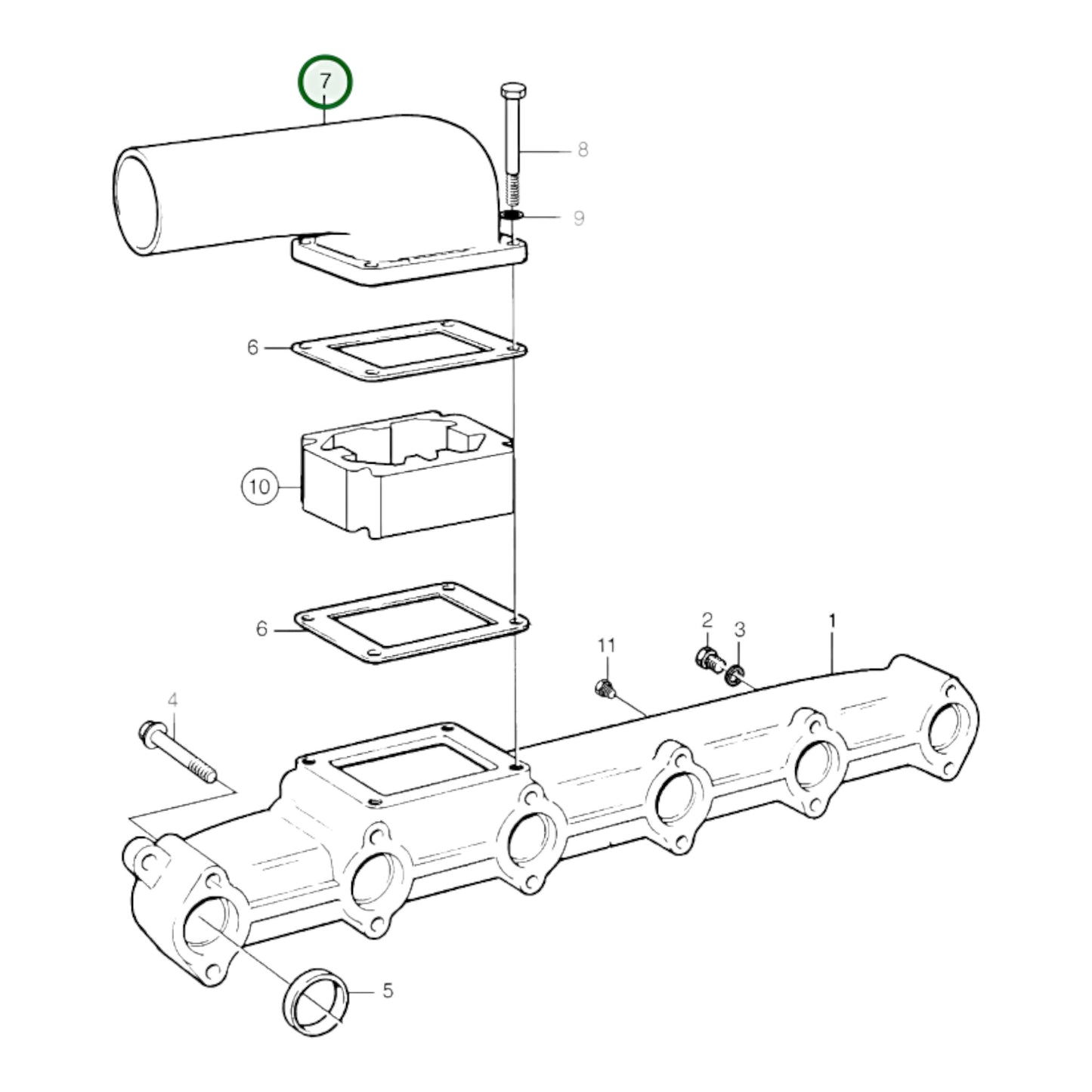 3825072 - Connecting Pipe