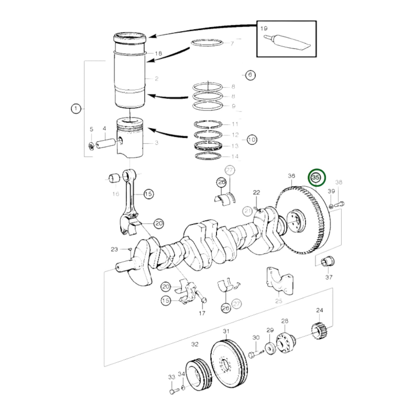3825104 - Flywheel