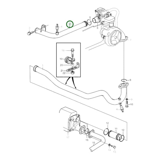 3825341 - Coolant Pipe