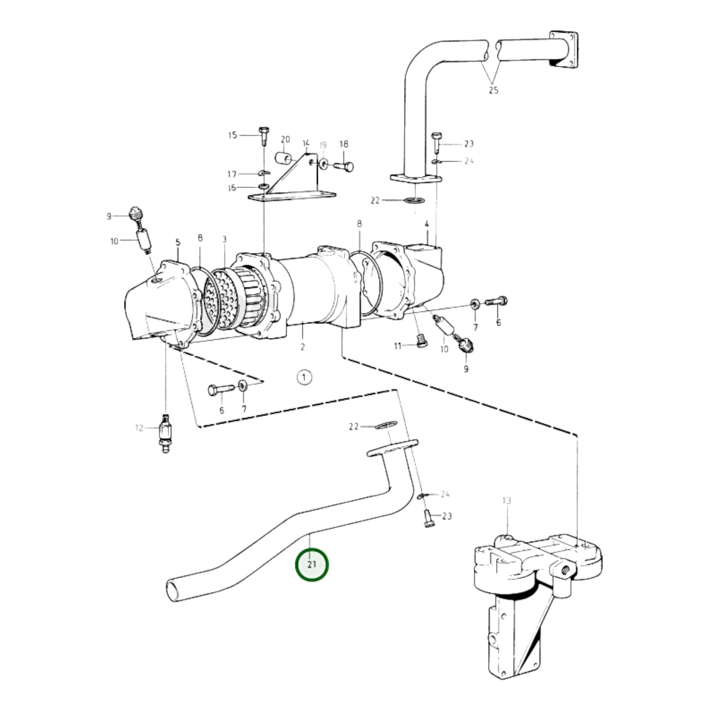 3825451 - Coolant Pipe