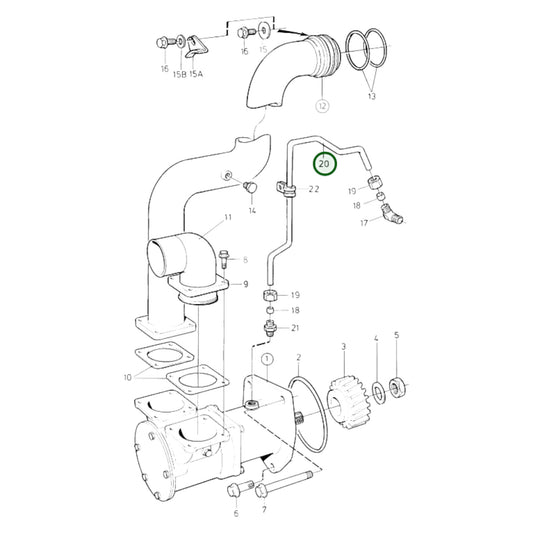 3825494 - Oil Pressure Pipe