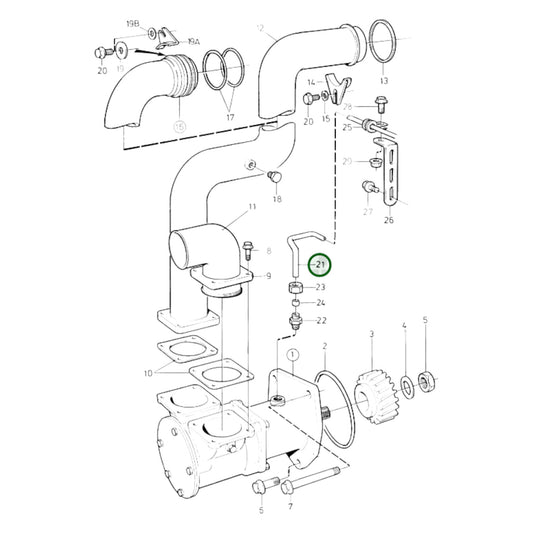 3825495 - Oil Pressure Pipe