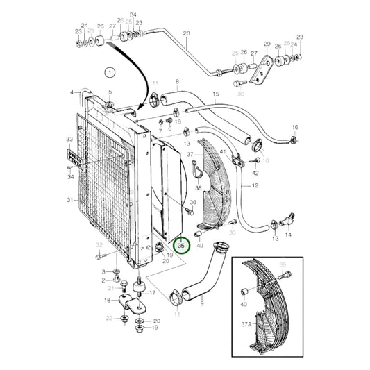 3825690 - Radiator Casing
