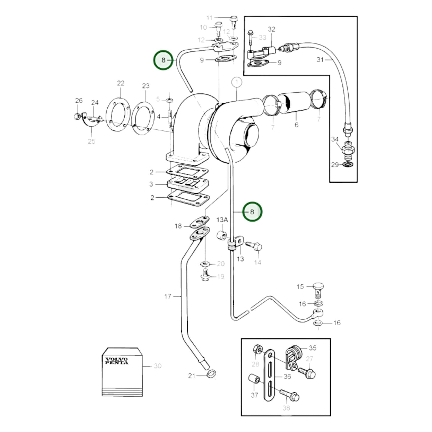 3825896 - Oil Pressure Pipe