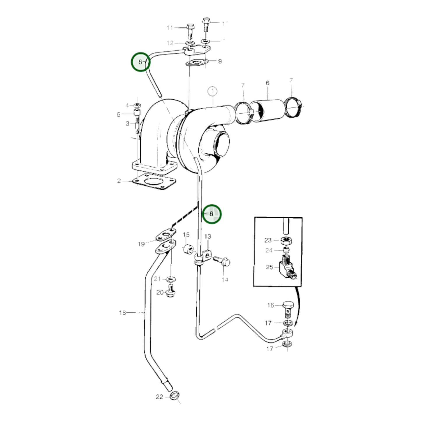 3825897 - Oil Pressure Pipe