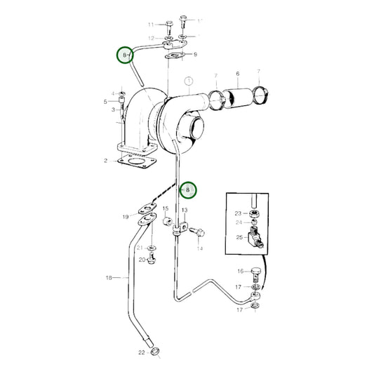 3825897 - Oil Pressure Pipe