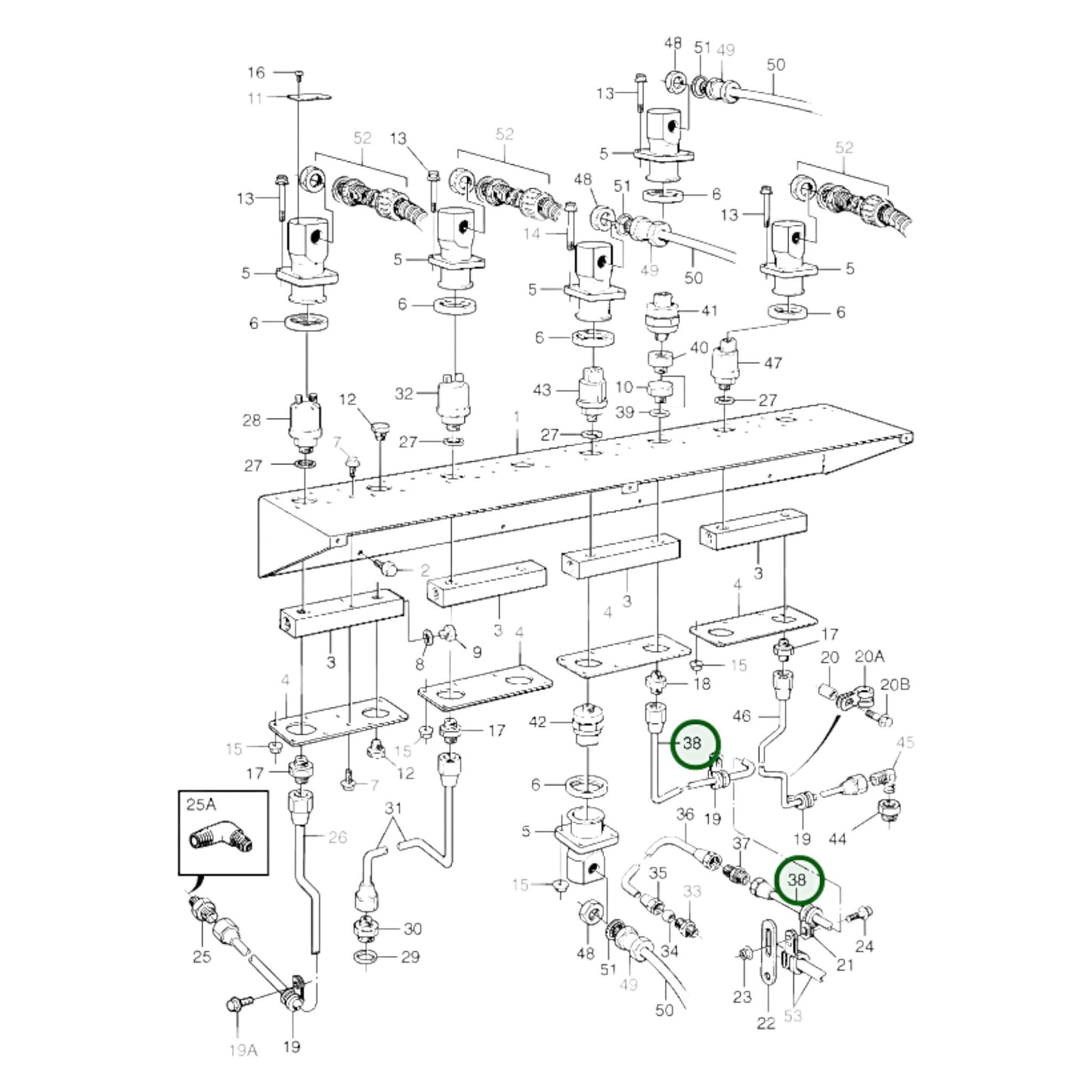 3826081 - Oil Pressure Pipe