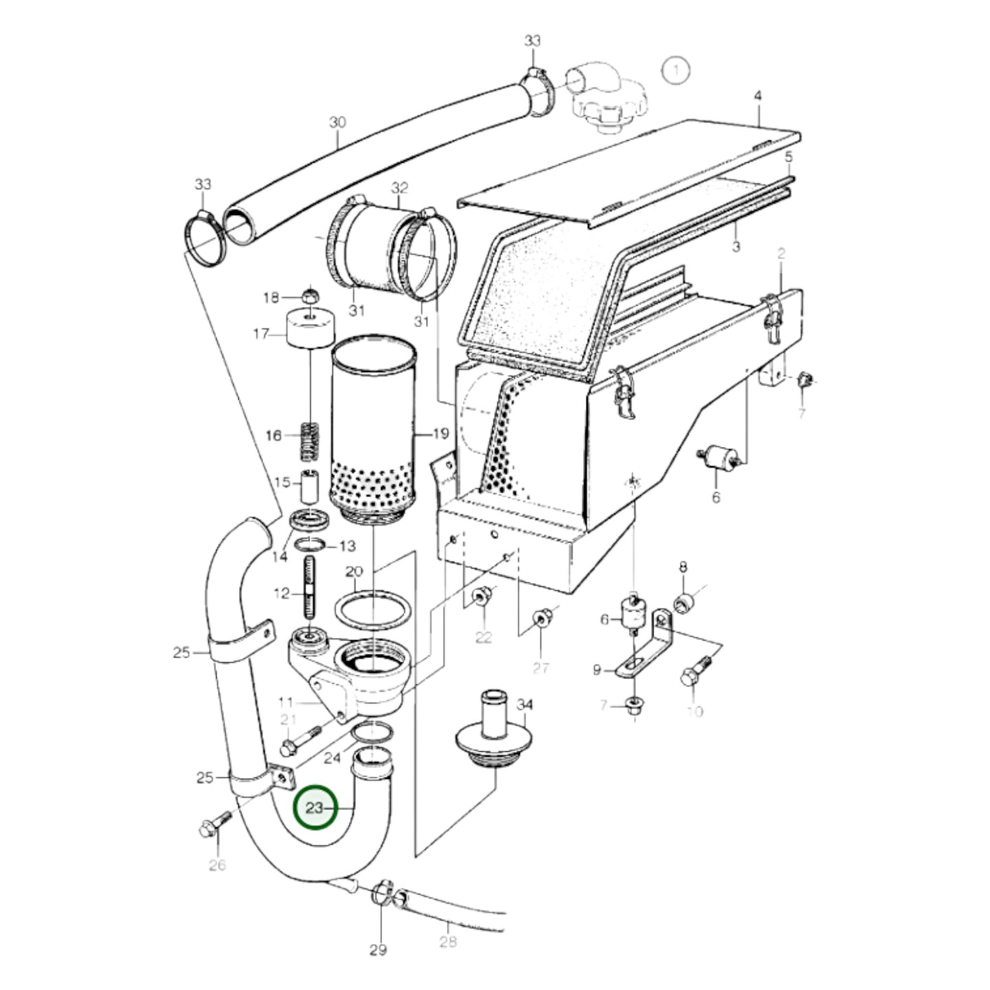 3826140 - Breather Pipe