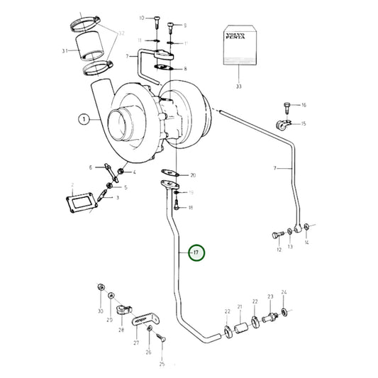3826207 - Oil Return Pipe