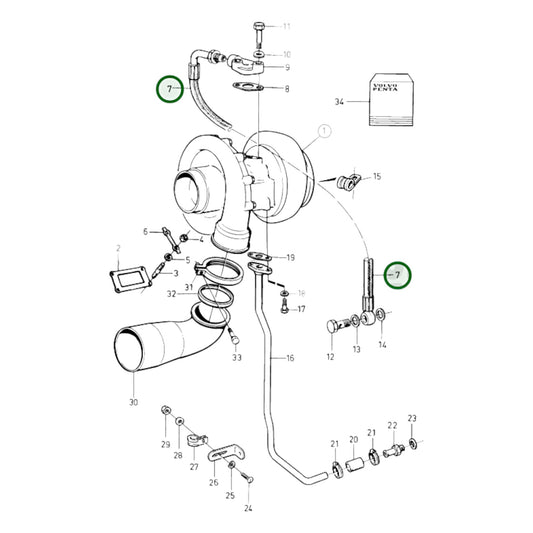 3826366 - Oil Pressure Pipe
