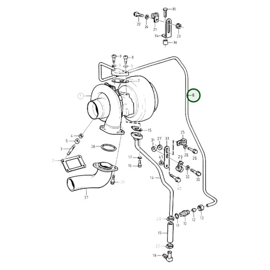 3826720 - Oil Pressure Pipe