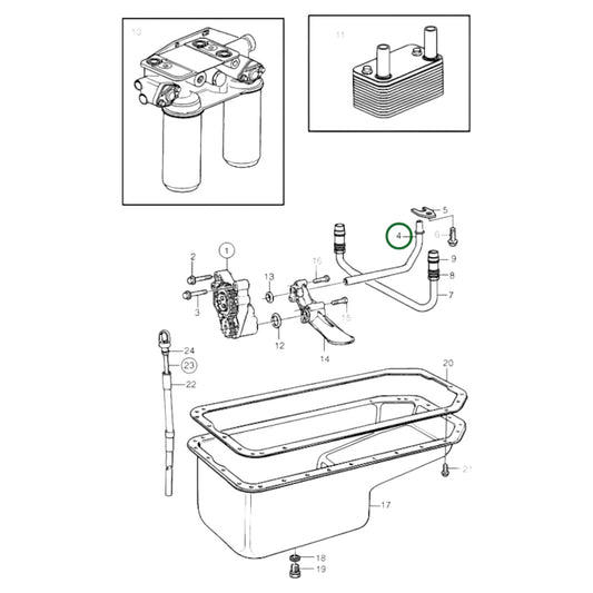 3827022 - Oil Pressure Pipe