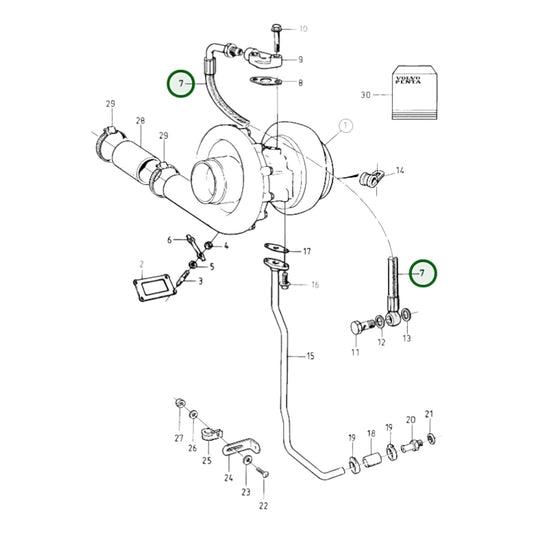3827670 - Oil Feed Hose