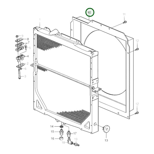 3829341 - Fan Shroud