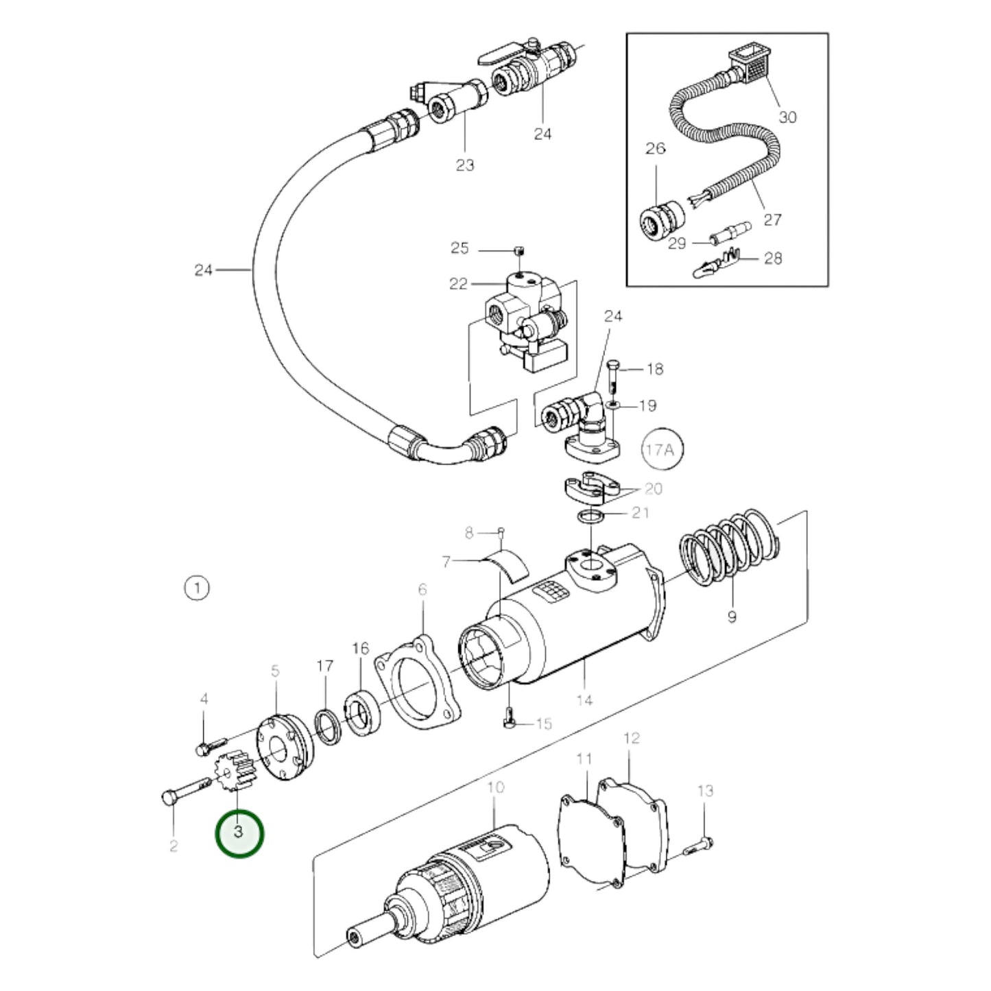 3830007 - Starter Pinion