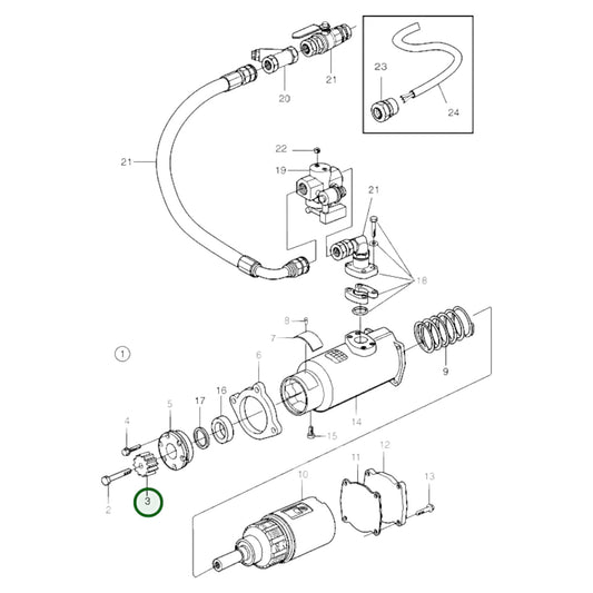 3830008 - Starter Pinion