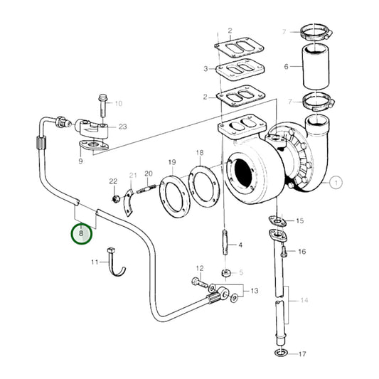 3831061 - Oil Feed Hose