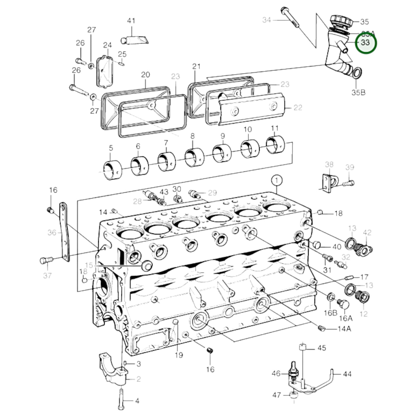 3831123 - Oil Filler Pipe