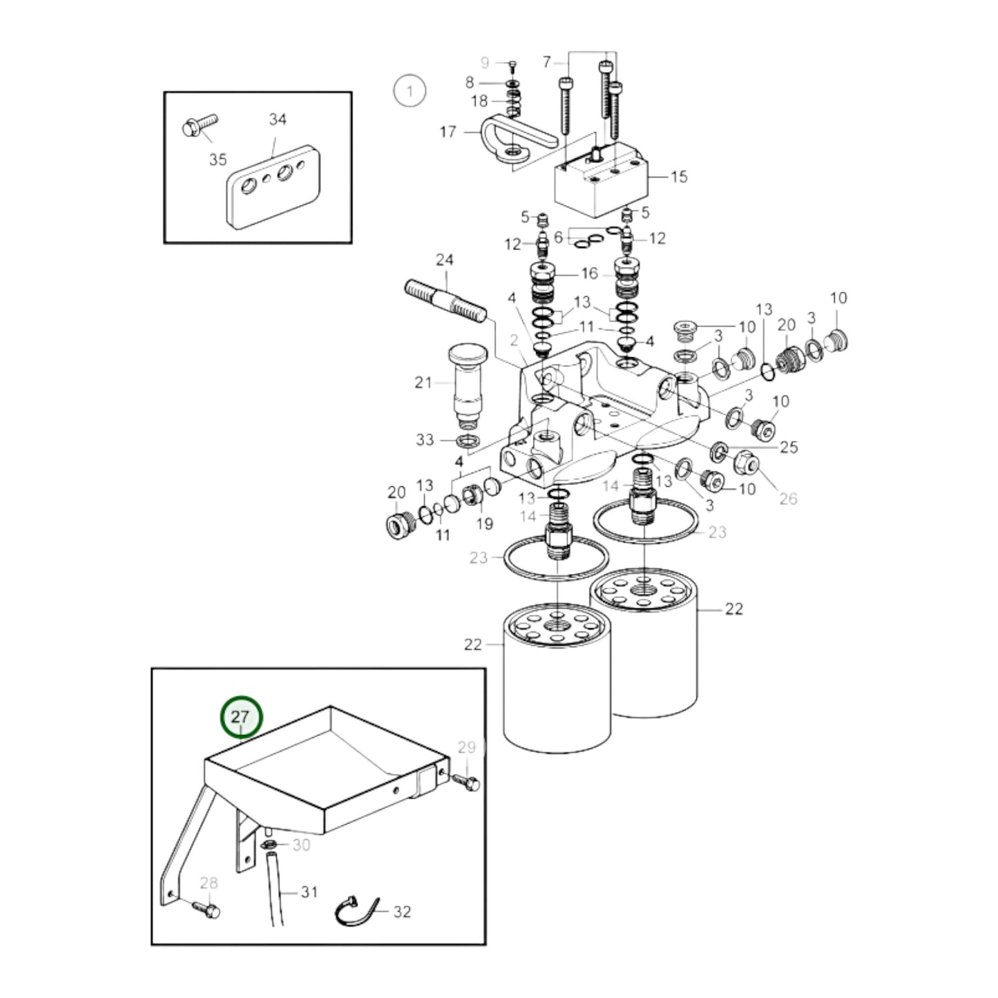 3832639 - Spill Plate