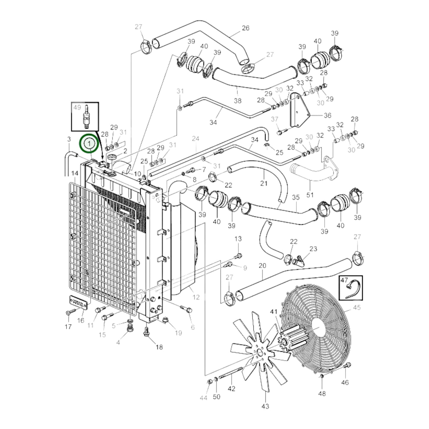 3835599 - Radiator