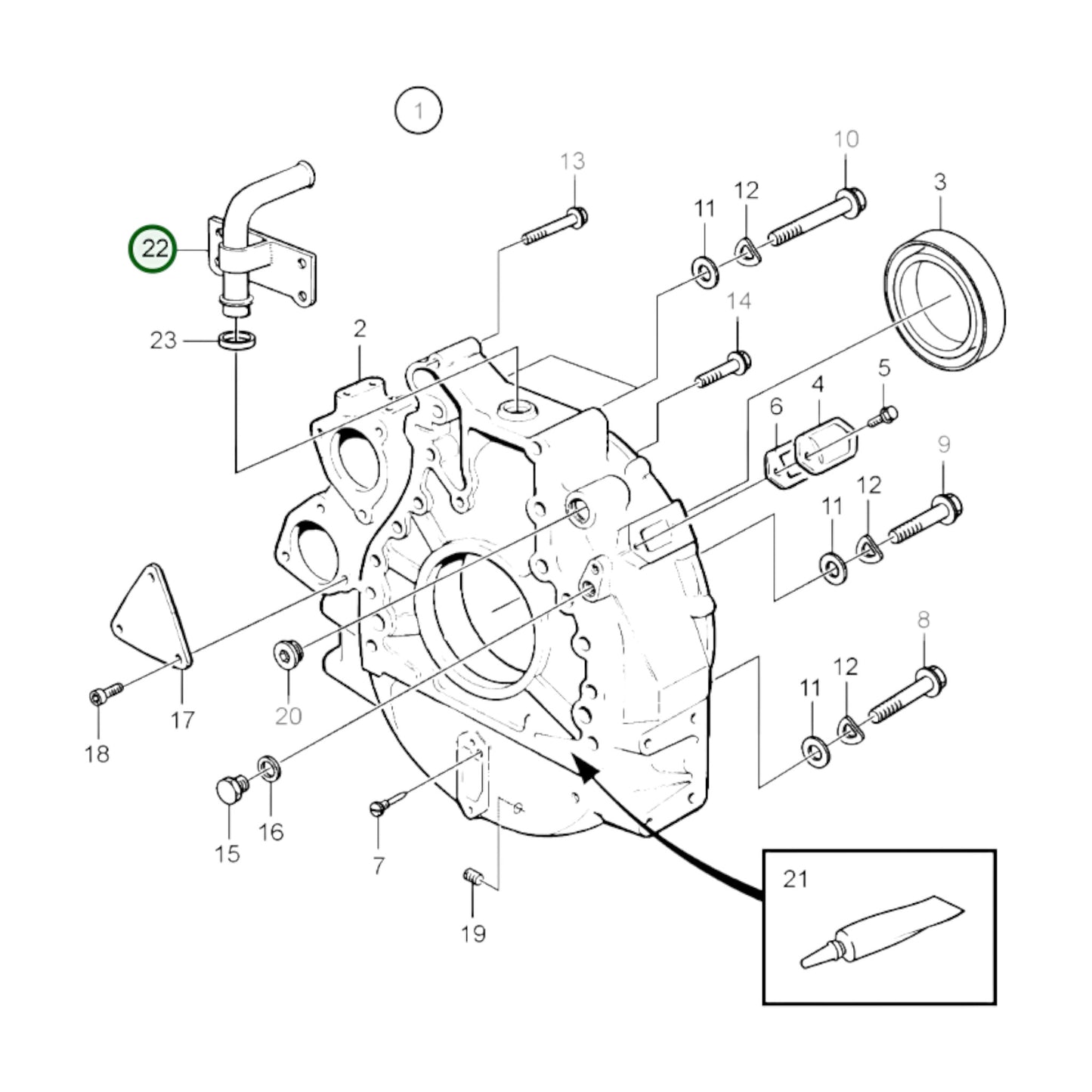 3838627 - Breather Pipe