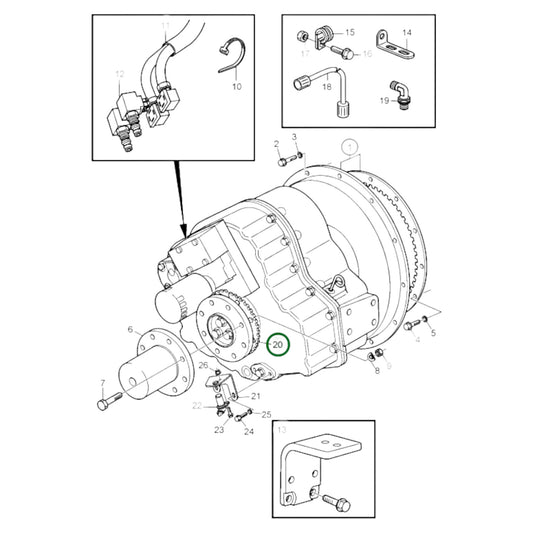 3841414 - Sprocket Wheel