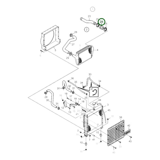 3842619 - Cooling Hose