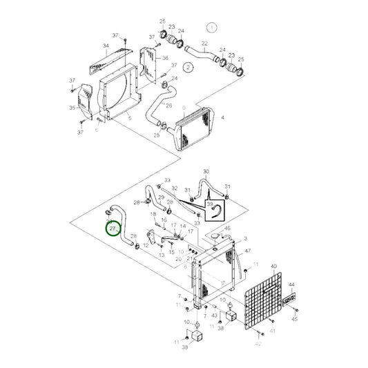 3843897 - Cooling Hose