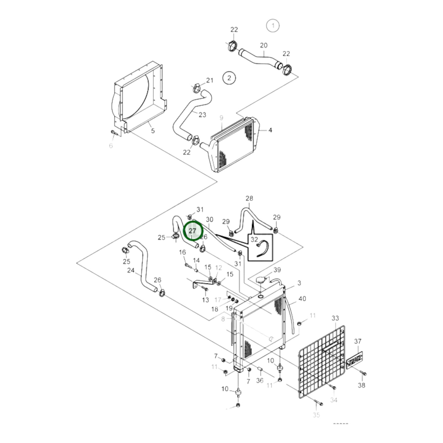 3843899 - Cooling Hose