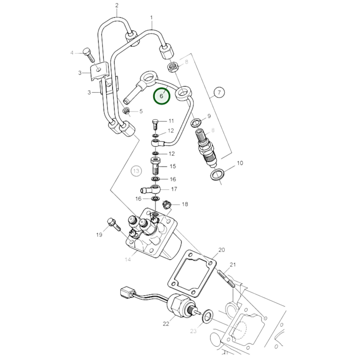 3849025- Leak-Off Pipe