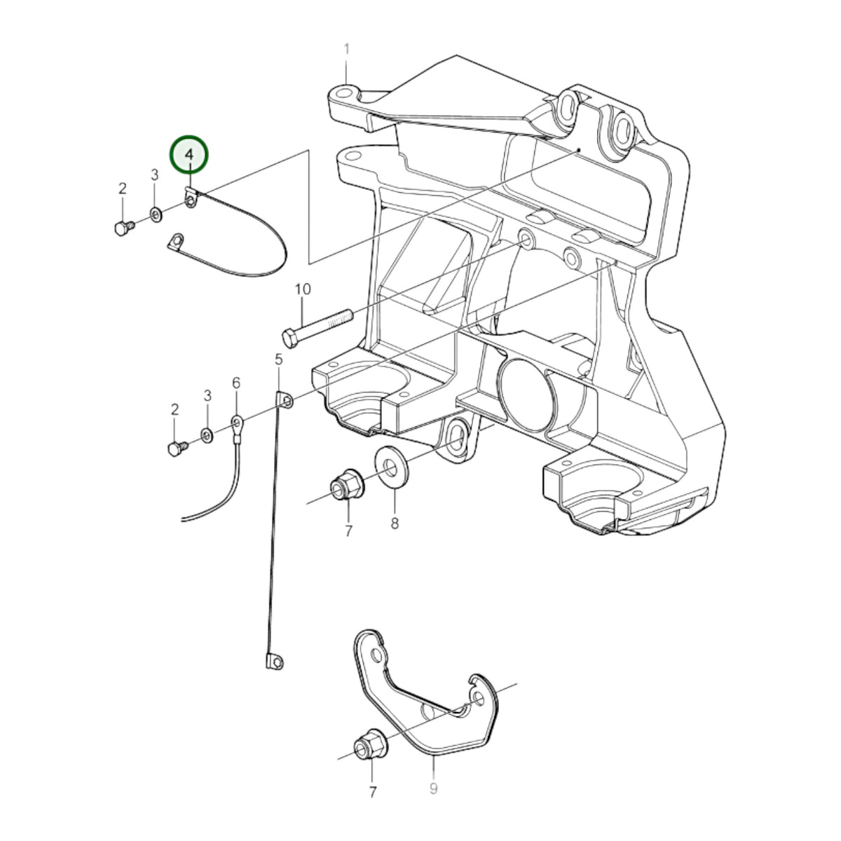 3853927 - Chassis Ground Cable