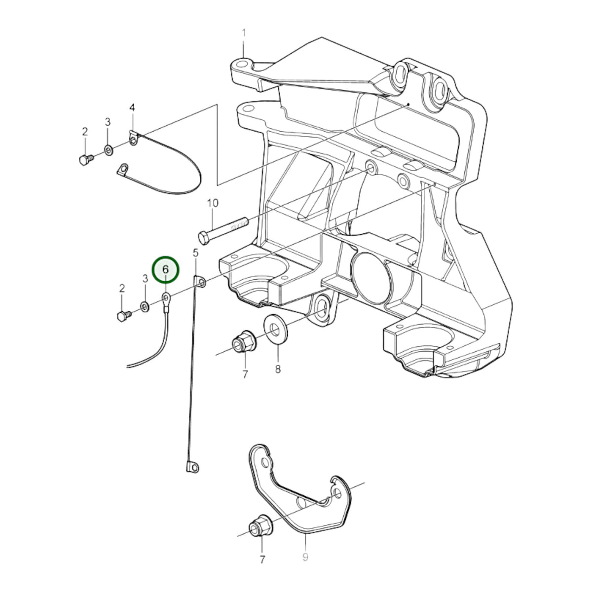3853929 - Chassis Ground Cable