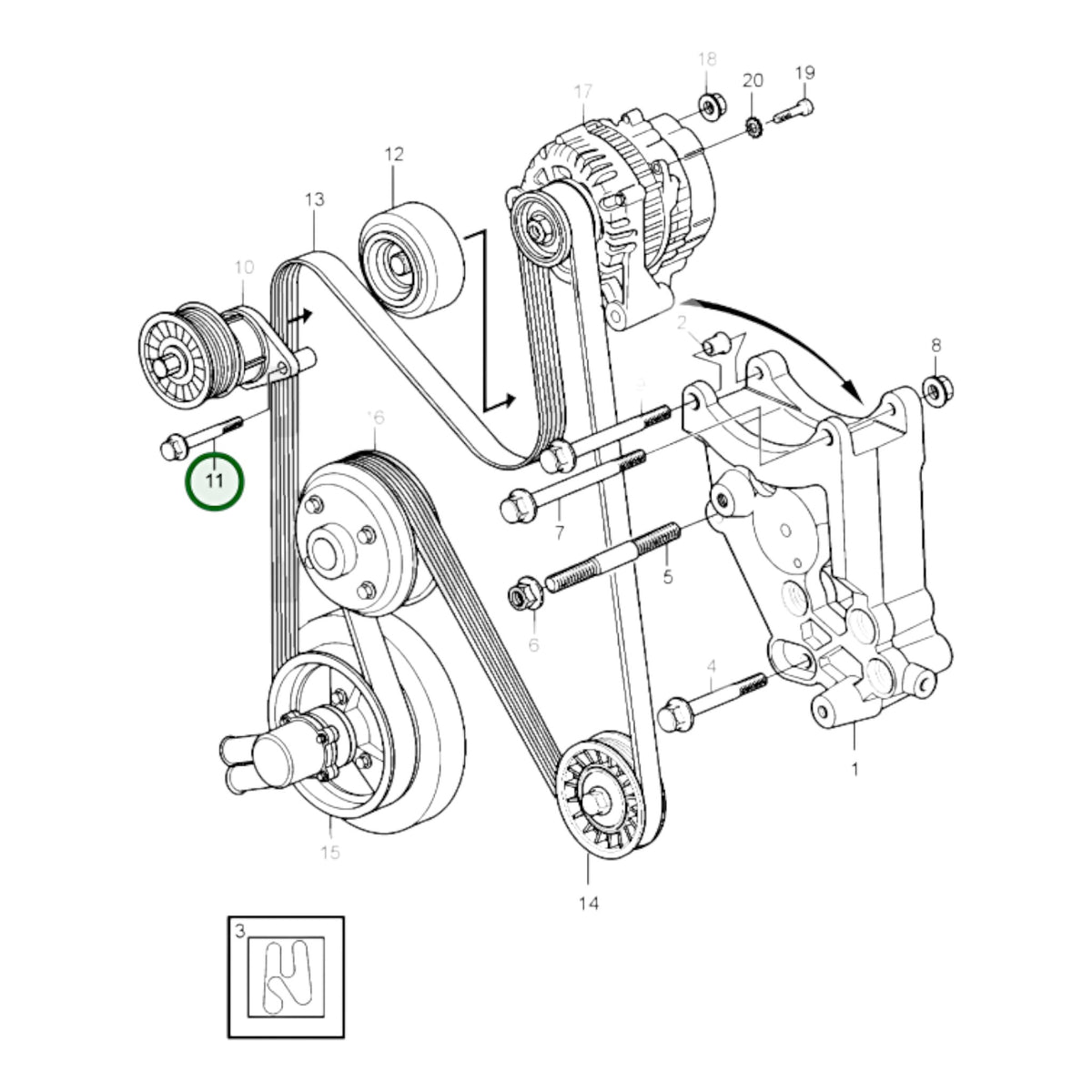 3861011 - Bolt