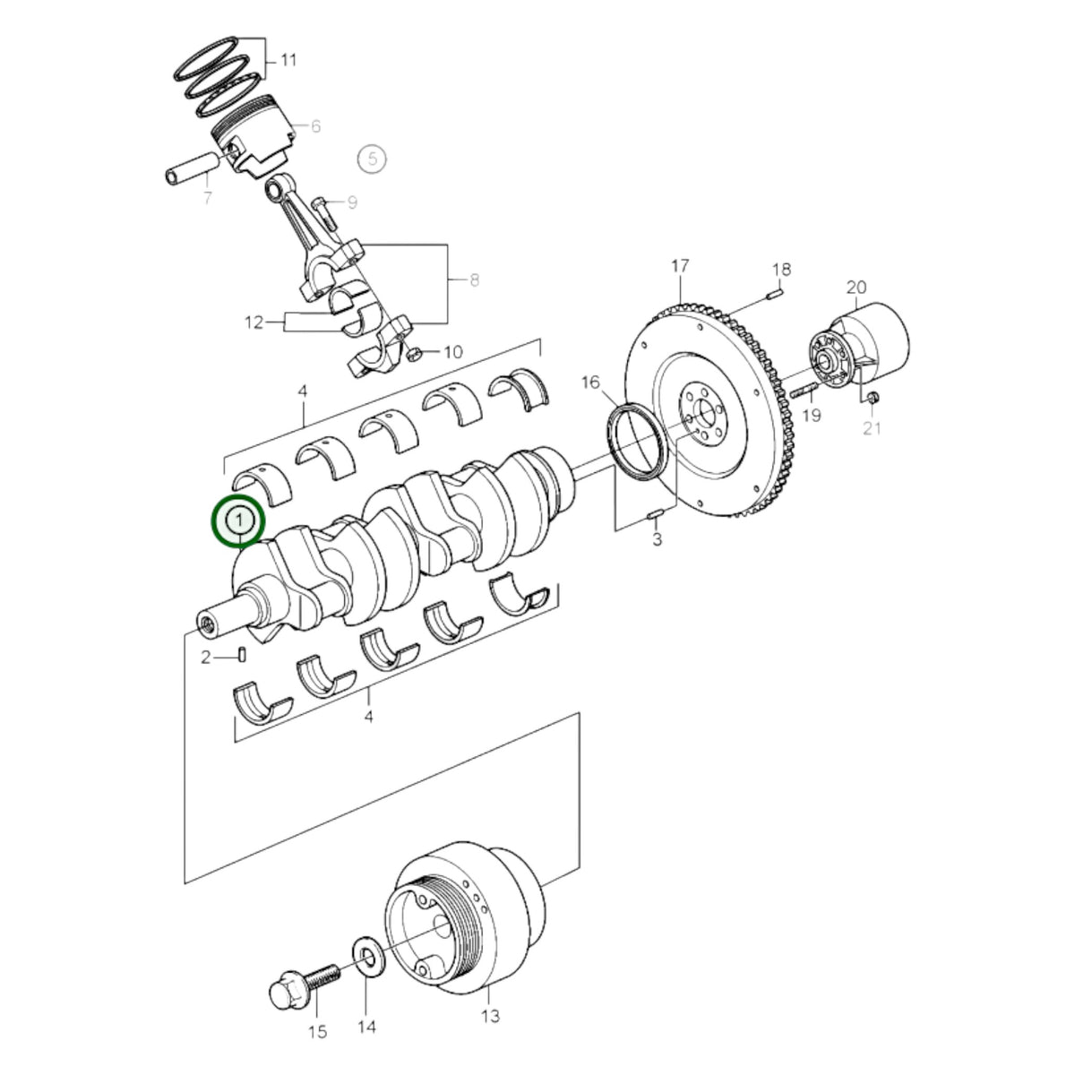 3861270 - Crankshaft