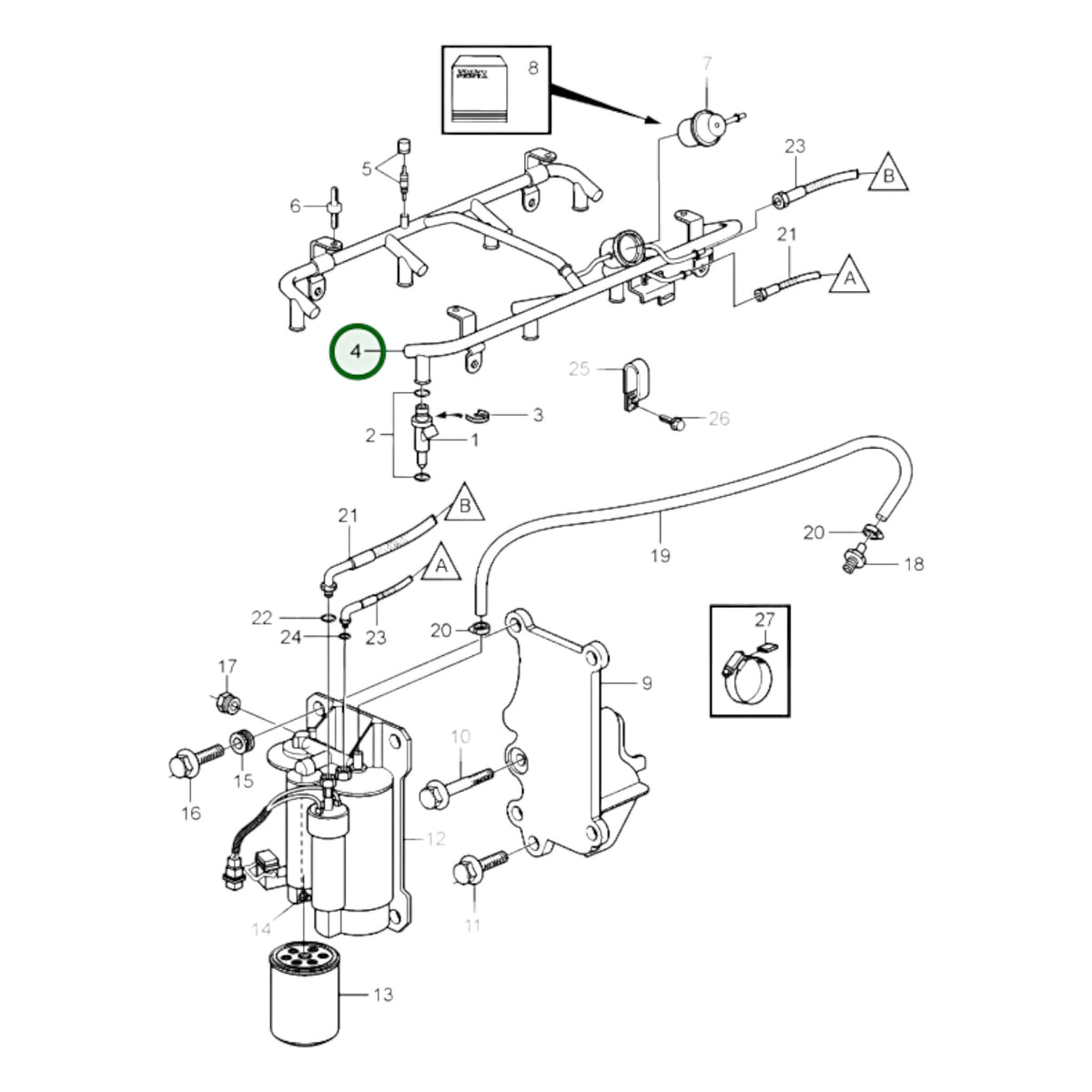 3861280 - Fuel Pipe