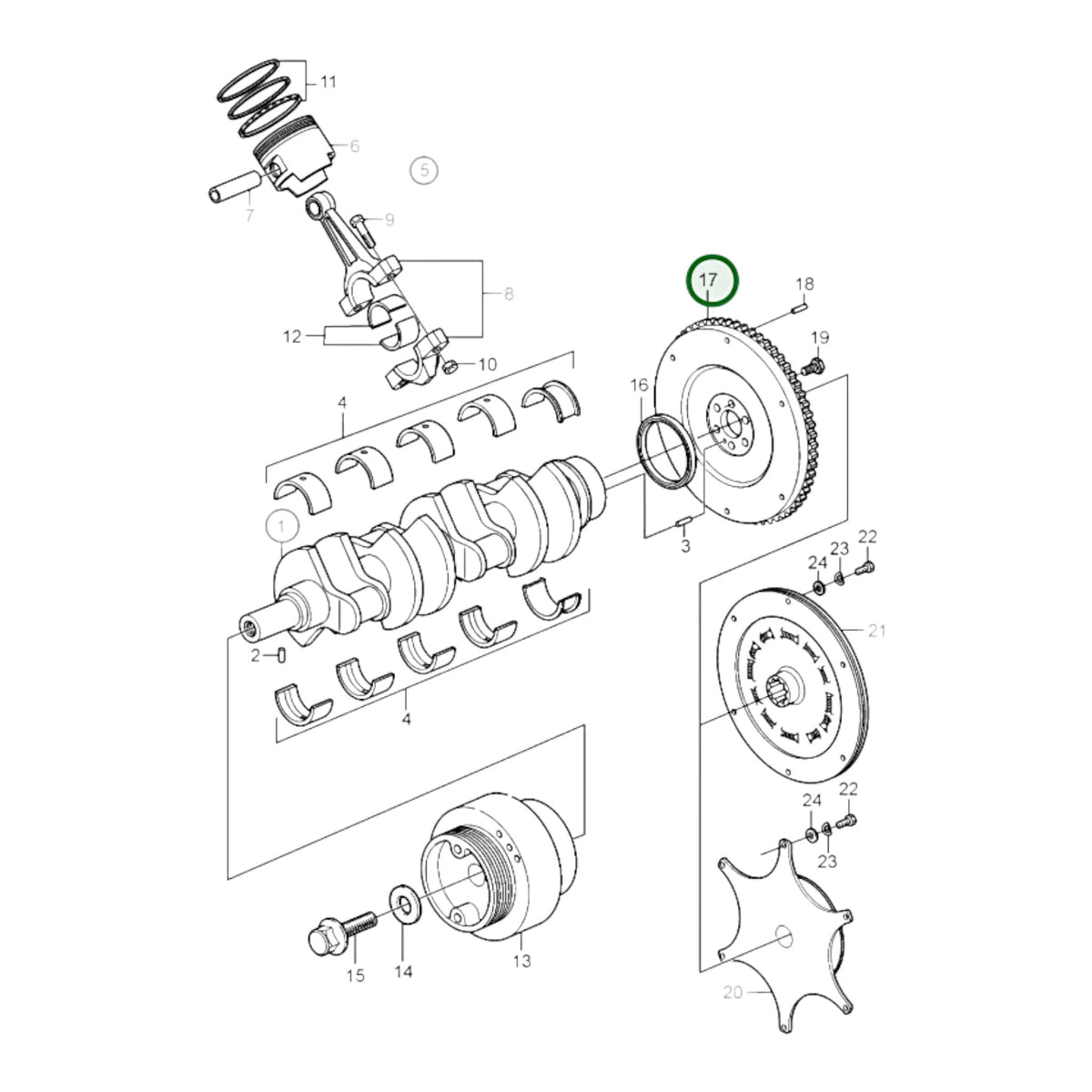 3861362 - Flywheel