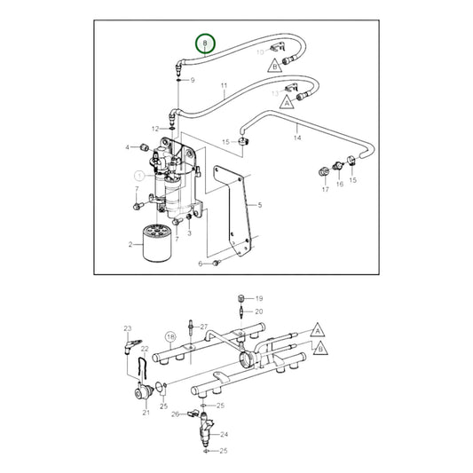 3861369 - Fuel Hose