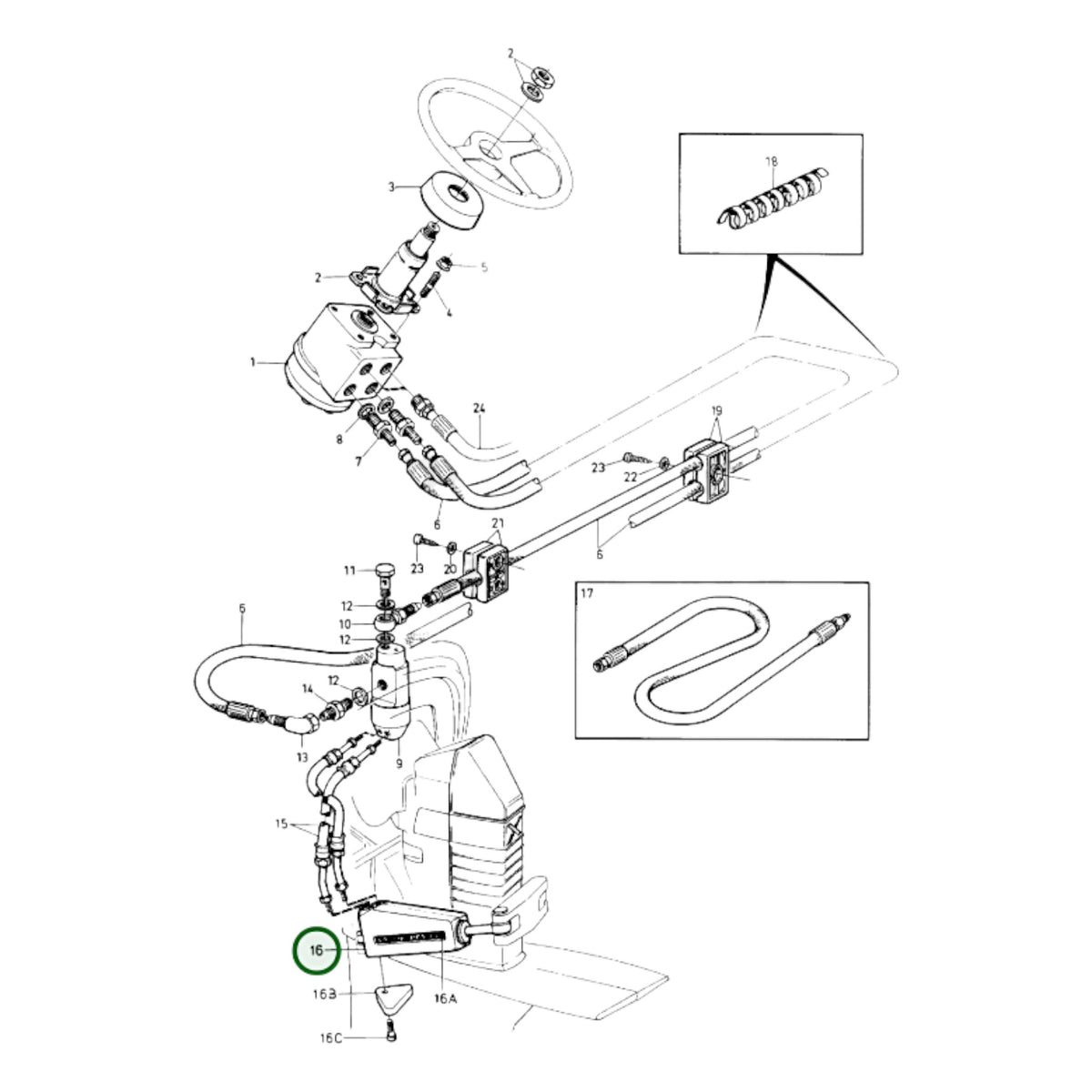 3861556 - Steering Cylinder