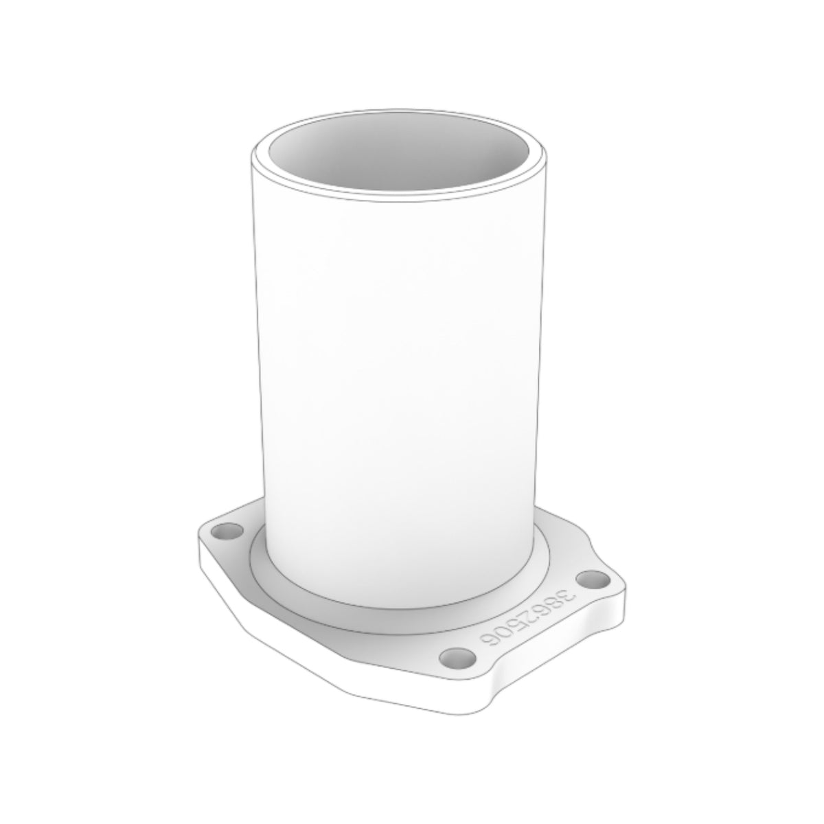 3862506 - Exhaust Pipe Flange