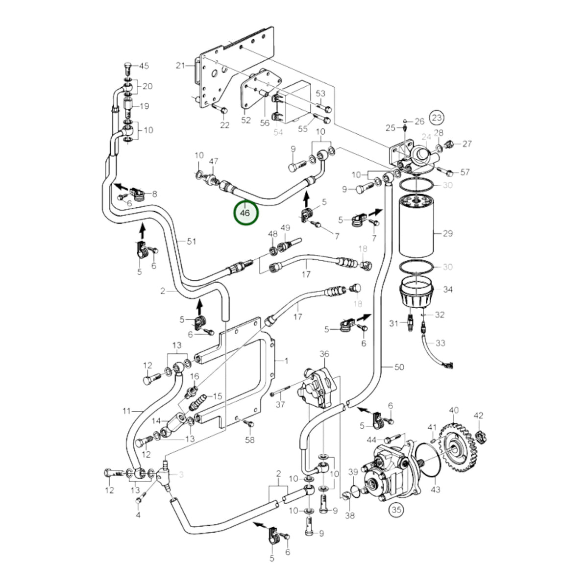 3883147 - Fuel Hose