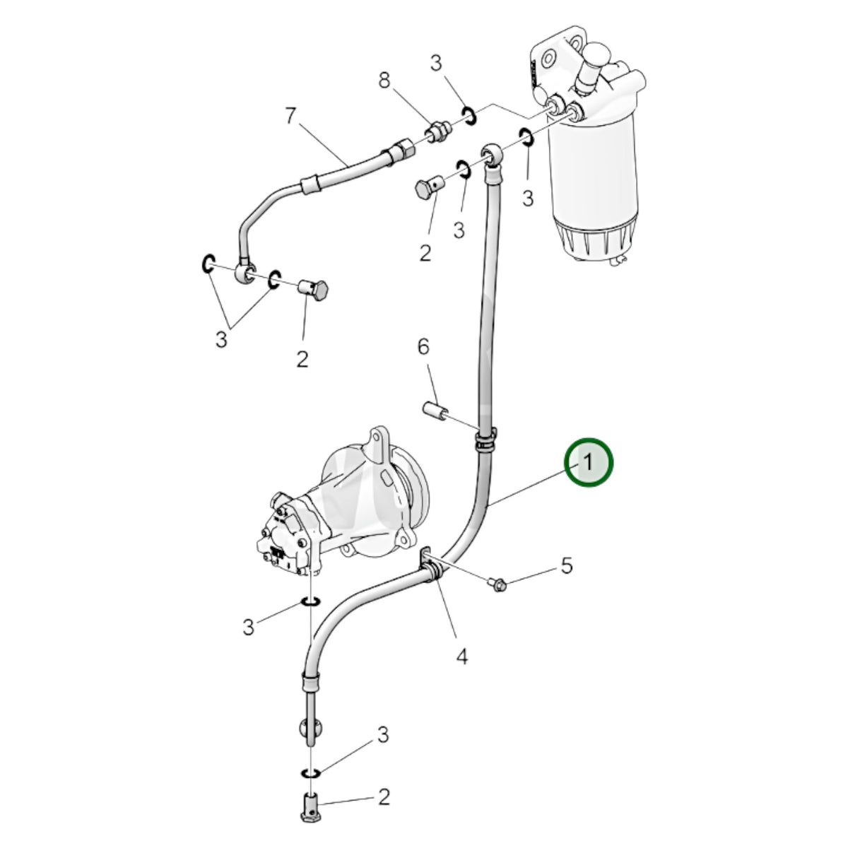 3883150 - Fuel Hose