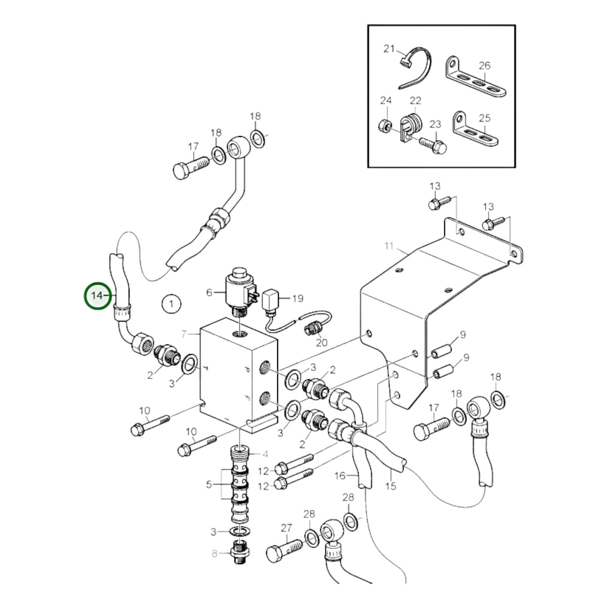 3883154 - Fuel Hose