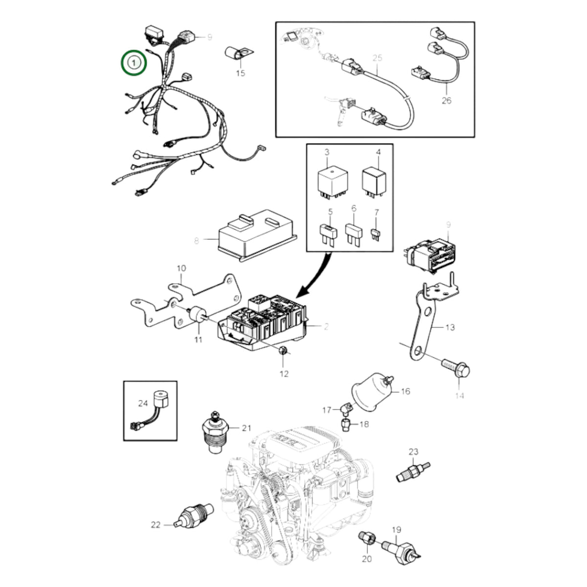 3884244 - Wiring Harness