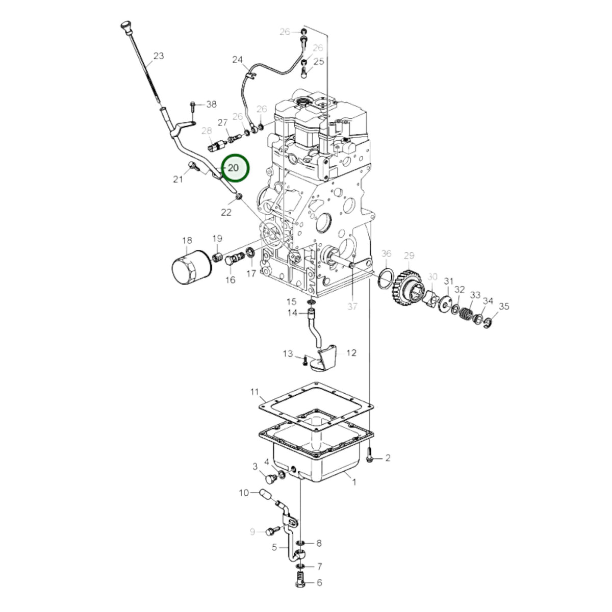 3885000 - Dipstick Tube